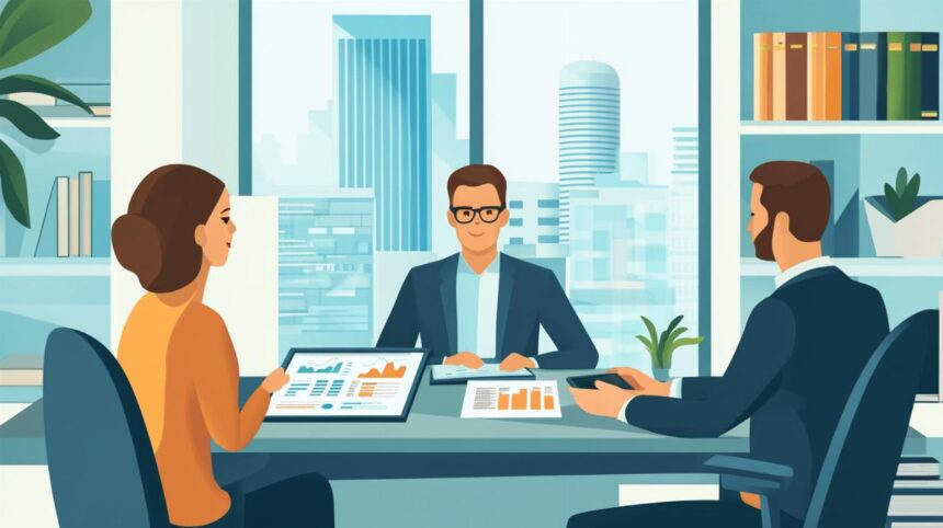 Emprunteur consultant des options d'assurance pour son crédit immobilier